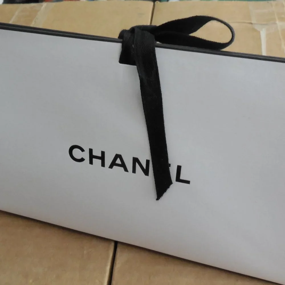 CHANEL Triangle Gift Box Empty 8.75x5.5x3" - Picture 3 of 12